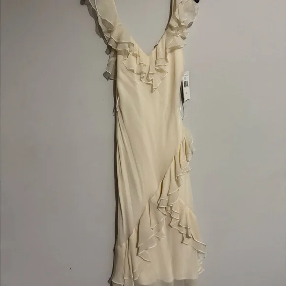 NEW💕Ralph Lauren Cream women’s Dress with Ruffles - Picture 2 of 8